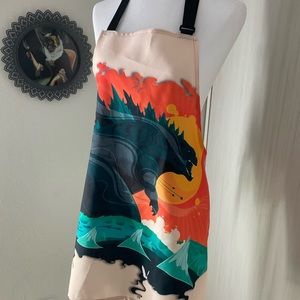 Godzilla apron NEW